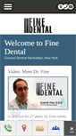 Mobile Screenshot of finedentalnewyork.com